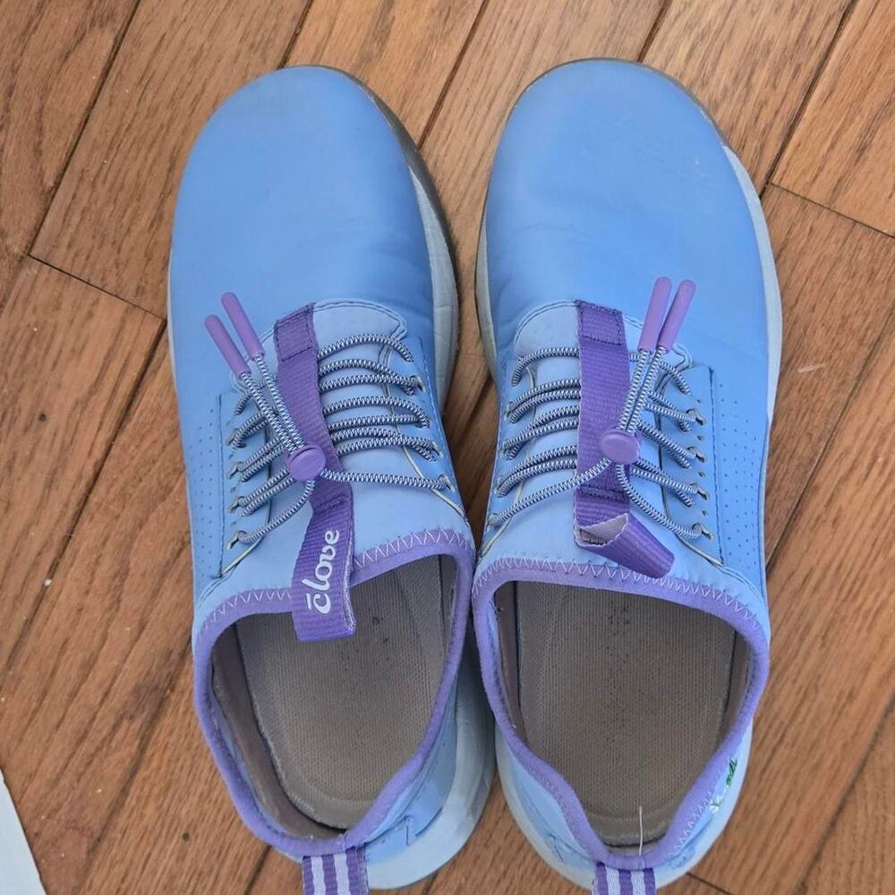 clove womens purple nurse shoes 8 39